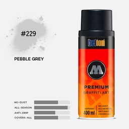 [MOLOTOW 327238] MOLOTOW Premium Spray Paint 400ml 229 Pebble Grey