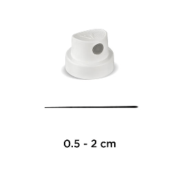 [MOLOTOW 9002-100] MOLOTOW Spray Paint Cap Super Skinny (White & Grey)