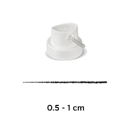 [MOLOTOW 9003-100] MOLOTOW Spray Paint Cap Pipe Skinny (White)