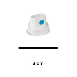 [MOLOTOW 9009-100] MOLOTOW Spray Paint Cap Smooth Soft (White & Blue)