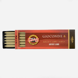 [KOH-I-NOOR 4382000002PK] KOH-I-NOOR Gioconda Metallic Lead 5.6mm x 6 Gold