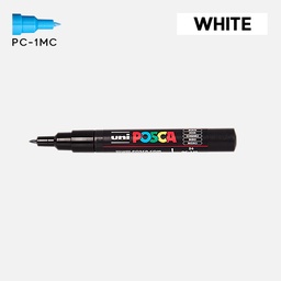 [UNI PC-1M-01] UNI Posca Acrylic Marker Extra Fine Tip White