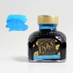 [DIAMINE 700987827958] DIAMINE Fountain Pen Ink 80ml Mediterranean Blue