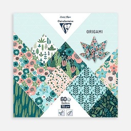[CLAIREFONTAINE 95372] CLAIREFONTAINE Origami Paper Herbarium 70gsm 15cm x 15cm x 60