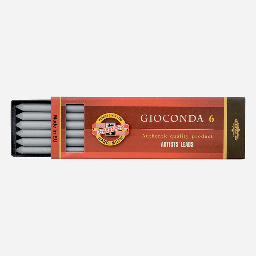 [KOH-I-NOOR 4381000002PK] KOH-I-NOOR Gioconda Metallic Lead 5.6mm x 6 Silver