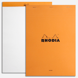 [RHODIA 18000] RHODIA Basics Notepad 80gsm Blank A4 x 80 Orange
