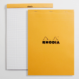 [RHODIA 18200] RHODIA Basics Graph Notepad 80gsm A4 x 80 Orange