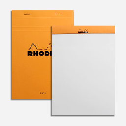 [RHODIA 16000] RHODIA Basics Blank Notepad 80gsm A5 x 80 Orange