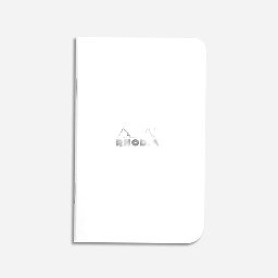 [RHODIA 119151] RHODIA Classic Stapled Grid Notebook 80gsm A7 x 24 White