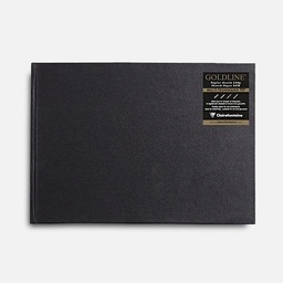 [CLAIREFONTAINE 34246] CLAIREFONTAINE Goldline White Sketch Paper Book 140gsm Landscape A5 x 64