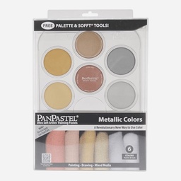 [PANPASTEL 8030077-0] PANPASTEL Artist Pastel Metallic Colors Set x 6