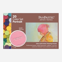 [PANPASTEL 8030203-0] PANPASTEL Artist Pastel Portrait Colors Set x 20