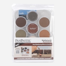 [PANPASTEL 8030701-0] PANPASTEL Artist Pastel Rust & Earth Weathering Set x 7