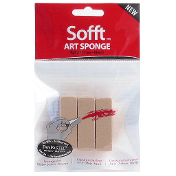 [PANPASTEL 8061022-T] PANPASTEL Sofft Flat Art Sponge x 3