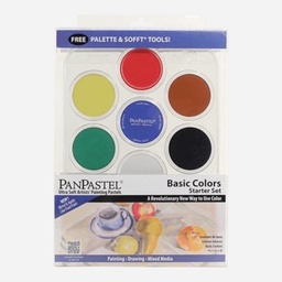 [PANPASTEL 8030071-0] PANPASTEL Artist Pastel Basic Color Starter Set x 7