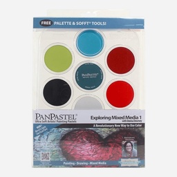 [PANPASTEL 8030075-0] PANPASTEL Artist Pastel Exploring Mixed Media 1 Set x 7