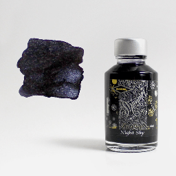 [DIAMINE 700987830965] DIAMINE Shimmering Fountain Pen Ink 50ml Night Sky