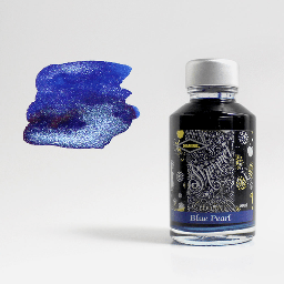[DIAMINE 700987830880] DIAMINE Shimmering Fountain Pen Ink 50ml Blue Pearl