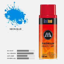 [MOLOTOW 327353] MOLOTOW Premium Spray Paint 400ml 235 Neon Blue