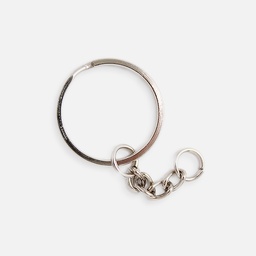 [OVJ 8888888830764] OVJ Key Ring With Chain 25mm x 25 Gold