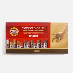 [KOH-I-NOOR 8522012002BR] KOH-I-NOOR Toison D’or Soft Pastel Brown Tones Set x 12