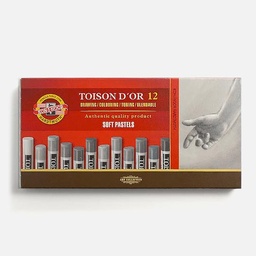 [KOH-I-NOOR 8522012002GY] KOH-I-NOOR Toison D’or Soft Pastel Grey Tones Set x 12
