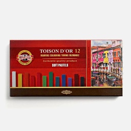 [KOH-I-NOOR 8582012001KS] KOH-I-NOOR Toison D’or Soft Pastel Set x 12