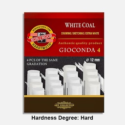 [KOH-I-NOOR 8692004002KZ] KOH-I-NOOR Gioconda White Coal Hard x 4