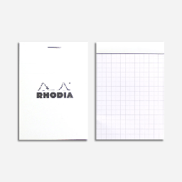 [RHODIA 11201] RHODIA Basics Notepad 80gsm Graph A7 x 80 White