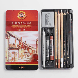 [KOH-I-NOOR 8890000001PL] KOH-I-NOOR Gioconda Dry Media Set x 10