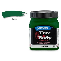 [DERIVAN 1FP2G] DERIVAN Face & Body Paint 250ml Green