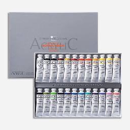 [SHINHAN 1125180-0024] SHINHAN Professional Acrylic Color 20ml Set x 24