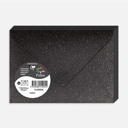 [CLAIREFONTAINE 55005] CLAIREFONTAINE Pollen Carbon Glitter Envelope 120gsm C6 x 20