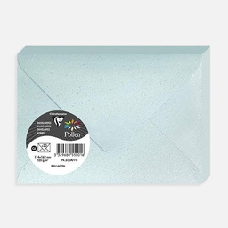 [CLAIREFONTAINE 55001] CLAIREFONTAINE Pollen Blue Lagoon Glitter Envelope 120gsm C6 x 20