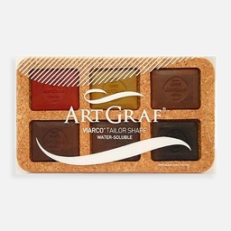 [ARTGRAF EAARTBOXTSP6] ARTGRAF Water-Soluble Graphite Earth Tones Set x 6