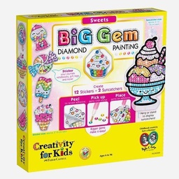 [FABER-CASTELL CK6245] FABER-CASTELL Creativity For Kids Big Gem Diamond Painting Sweets