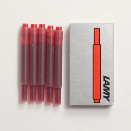 [LAMY 4014519020769] LAMY T10 Ink Cartridge Red x 5