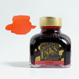 [DIAMINE 700987828450] DIAMINE Fountain Pen Ink 80ml Coral