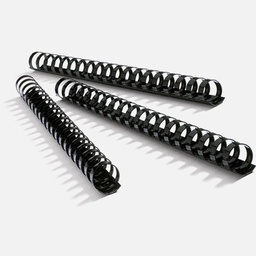 [GBC BEP12BK100] GBC CombBind Black Plastic Comb 105-Sheet 12mm x 100