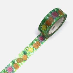 [SAIEN TR-0107] SAIEN Washi Tape 15mm Pineapple