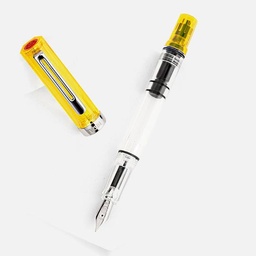 [TWSBI M2531780] TWSBI Eco Transparent Yellow Fountain Pen Fine