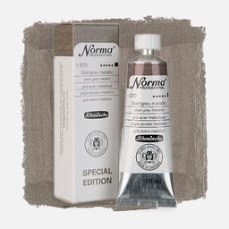 [SCHMINCKE 11970009] SCHMINCKE Norma Oil Color 35ml Steel Grey Metallic