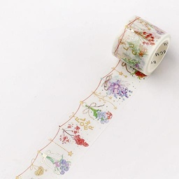 [BGM BM-LGCB007] BGM Washi Tape 30mm Dried Flowers