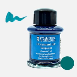 [DE ATRAMENTIS 1084] DE ATRAMENTIS Document Ink 45ml Turquoise/Cyan