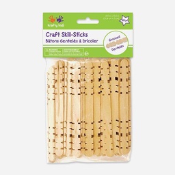 [MULTICRAFT CW510] MULTICRAFT Krafty Kids Craft Skill Grooved Sticks x 80