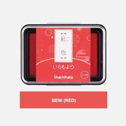 [SHACHIHATA HAC-1-R] SHACHIHATA Iromoyou Ink Pad Beni (Red)