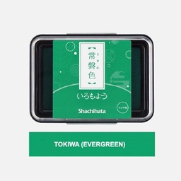 [SHACHIHATA HAC-1-G] SHACHIHATA Iromoyou Ink Pad Tokiwa (Evergreen)