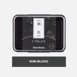 [SHACHIHATA HAC-1-K] SHACHIHATA Iromoyou Ink Pad Sumi (Black)