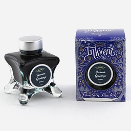 [DIAMINE 720524166968] DIAMINE Inkvent Blue Sheen Fountain Pen Ink 50ml Seasons Greetings