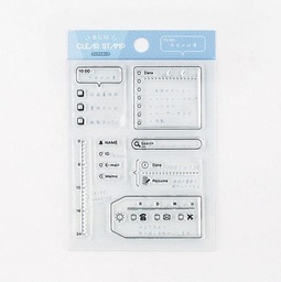 [BGM BT-CS039] BGM Clear Stamp To Do List Planner